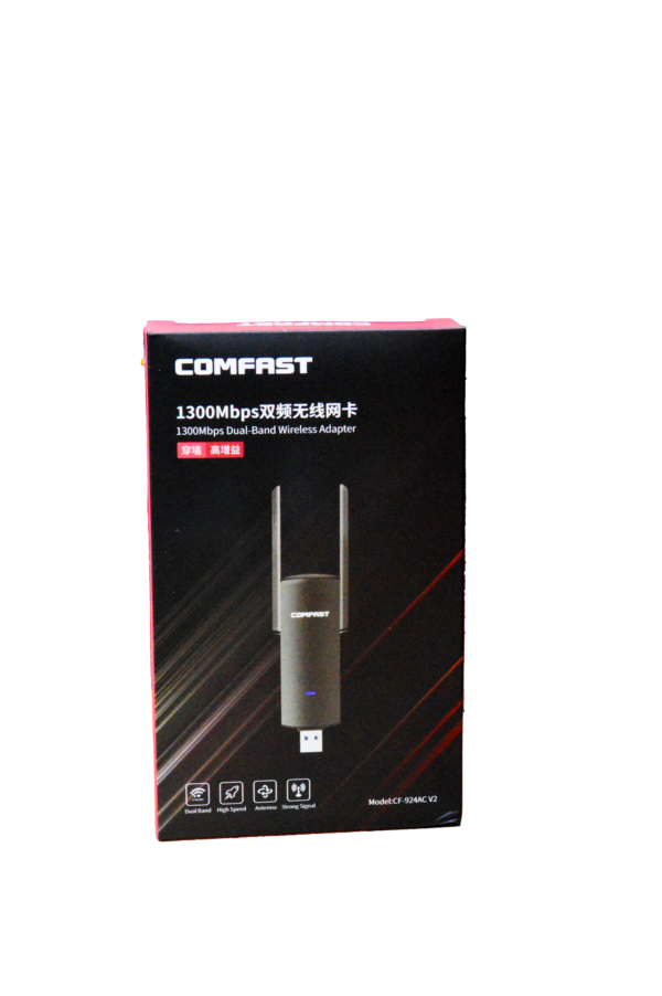 SP-280 ADAPTADOR WIFI USB ANTENA 1300MBPS COMFAST
