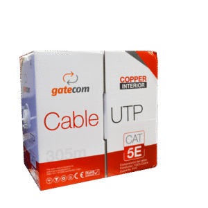 CABLE UTP FLEXIBLE INTERIOR CAT 5E 100% COBRE GATECOM 305M  SP-132